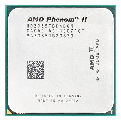 AMD Phenom II X4 955 x4 955/3.2Ghz/L3=6MB/Quad-Core Processor Socket AM3/938-pin ► Photo 1/4