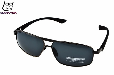 =CLARA VIDA= Custom Made Nearsighted Minus Prescription Polarized Sunglasses TR90 Leg Rectangle Frame 1 -1.5 -1.75 -2 -2.5 To -6 ► Photo 1/1