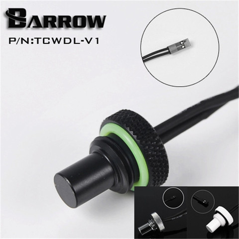 Barrow Temperature Sensor Stop Fitting, G1/4'' 10K (Standard) Water Cooling + 30cm Cable, TCWD-V1/TCWDL-V1 ► Photo 1/6