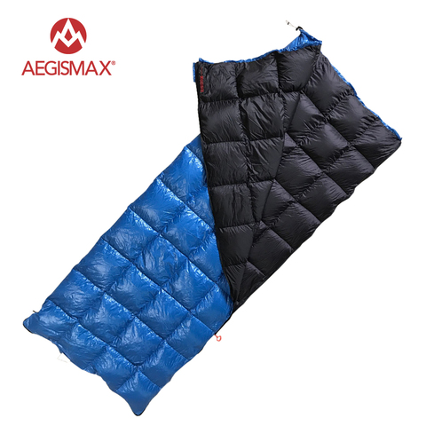 AEGISMAX Ultra Light 90% White Duck down sleeping bag camping backpack Envelope type sleeping bag Outdoor and Family ► Photo 1/6