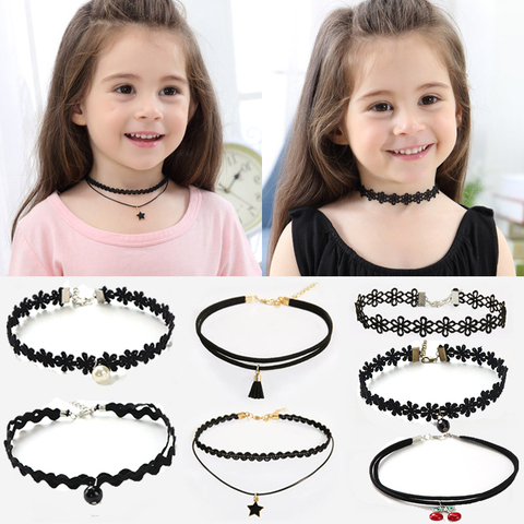 12Pcs Vintage Neck Tattoo Choker Elastic Women Necklace Punk Tattoo Choker  Stretch Necklace Jewelry Girls Chokers Necklaces