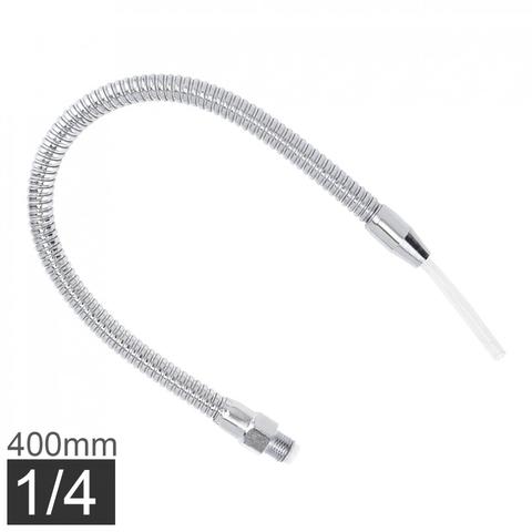 1/4 Inch Silver 400mm Metal Flexible Water Oil Cooling Tube with Round Head Nozzle for CNC Machine / Milling / Lathe ► Photo 1/6