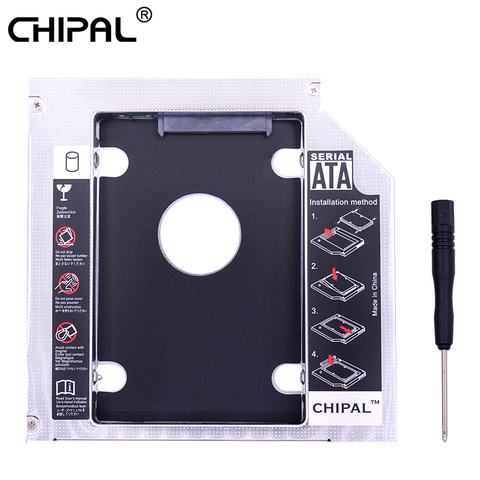 CHIPAL Universal 2nd HDD Caddy 9.5mm SATA 3.0 for 2.5
