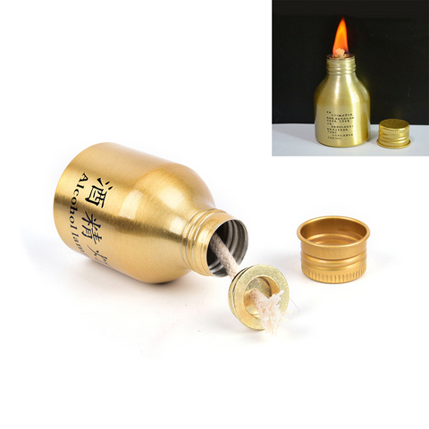 1PCS Portable Mini Metal Lamp Alcohol Liquid Stoves For Outdoor survival Camping Hiking Travel Wholesale ► Photo 1/6