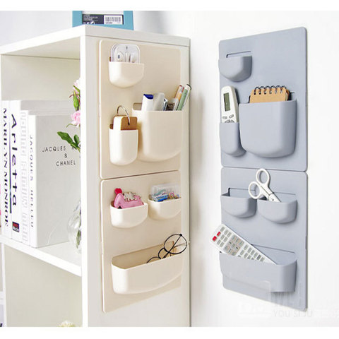 Home Storage Wall Suction Cup Plastic Storage Rack Cosmetic Toiletries Sundries Storage Holder Bathroom Organizer ► Photo 1/6