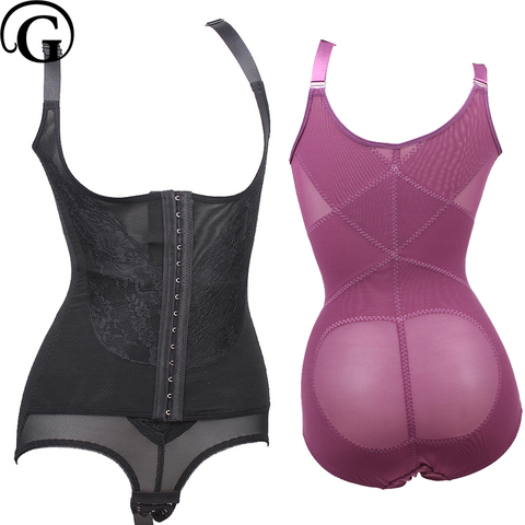 Plus 4XL Women Slimming Body Shaper Magnetic Control Underwear Waist Cincher Corset Sexy Butt Lift Lingeries  ► Photo 1/6