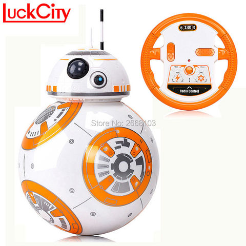 Fast delivery Version BB-8 Ball 20.5 cm RC BB 8 Droid Robot 2.4G Remote Control BB8 Intelligent Robot Action Figure Model RC Toy ► Photo 1/6