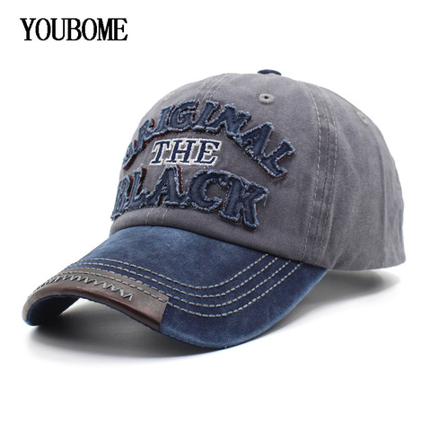YOUBOME Baseball Cap Women Hats For Men Trucker Brand Snapback Caps MaLe Vintage Embroidery Casquette Bone Black Dad Hat Caps ► Photo 1/6