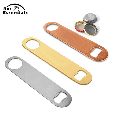 1PC Multifunction Bottle Opener Large Stainless Steel Flat Bottle Opener Tool Bar Beer Wine Openers ► Photo 1/6