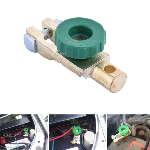 new Copper Battery Terminal Link Switch Quick Cut-off Disconnect Isolator Switch Auto Car Accessories Drop Shipping Hot ► Photo 1/6