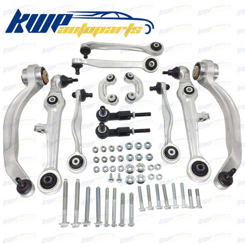 Suspension Kit Upper Lower Control Arms Tie Rod Sway Bar For Audi A4 A6 Passat B5 C5 3B 1994 1995 1996 1997 1998 1999 2000-2005 ► Photo 1/6