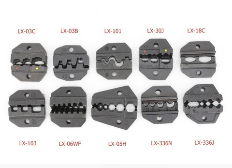 LX series crimping pliers jaw clamp mould Tubular Coaxial cable Insulated terminal Plug-in terminal LX-103 06WF 05H 03C 336N 30J ► Photo 1/1