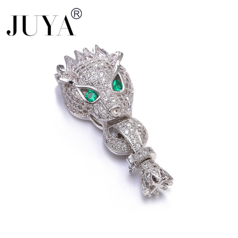 35*14mm Micro Pave Jewelry Vintage Zircon Dragon Floating Charms For Jewelry Making Diy Pendants For Bracelet Bijoux Bedels ► Photo 1/5