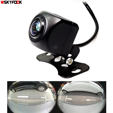 800L CCD HD 180 degree Fisheye Lens car camera Rear / Front view wide angle reversing backup camera night vision parking assist ► Photo 1/6