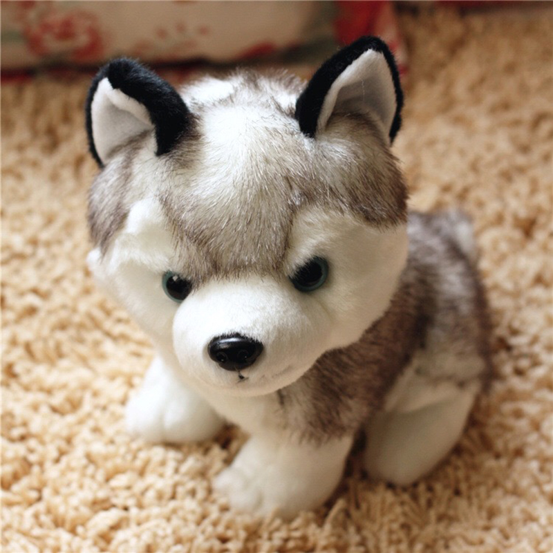 18cm Plush Stuffed Husky Dog Puppy Toy Doll Birthday Kids Christmas Gift 
