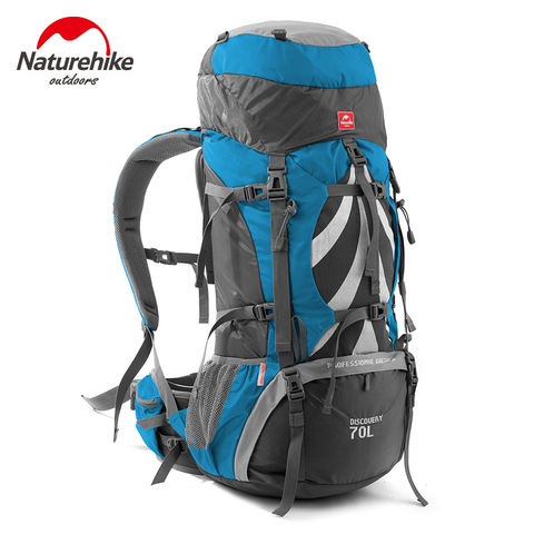 NatureHike Outdoor Climbing Bag Rucksack 70L Hiking Bag Superlight Nylon Sports Backpack Waterproof Camping Hiking Travel Bag ► Photo 1/6