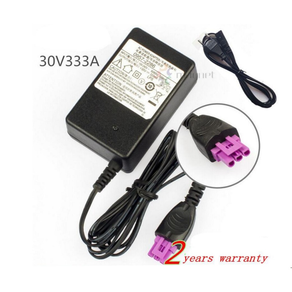 Brand New 30V 333mA Printer AC Power Supply Adapter For HP Deskjet