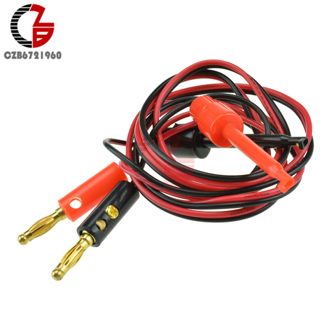 1 Pair Small Test Hook Clip to Banana Plug for Multimeter Test Lead Cable ► Photo 1/5