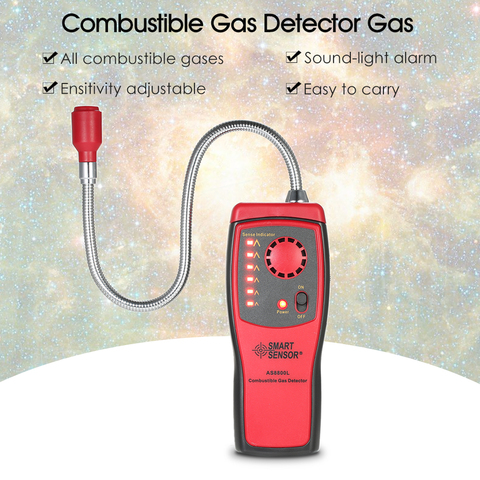 SMART SENSOR Handheld Mini Combustible Gas Sensor Analyzer Breath alyzer Air Quality Monitor Gas Detector for Hazardous Gas Leak ► Photo 1/6