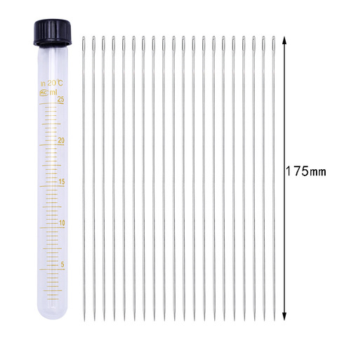 20Pcs 175/150mm Big Size Large Long Steel Needle Big Holes Sewing Needle Home Hand Sewing Tools With Needle Bottle ► Photo 1/5