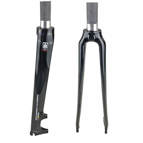 ROTUNDO Carbon Fork 700C 1-1/8  3k disc Brake carbon road bicycle fork bike parts 28.6mm Bicycle Accessories ► Photo 1/3