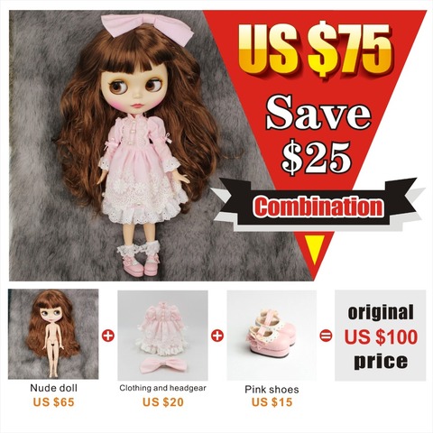 ICY factory blyth doll 1/6 toy joint body combination with dress shoes special offer on sale 30cm doll ► Photo 1/6
