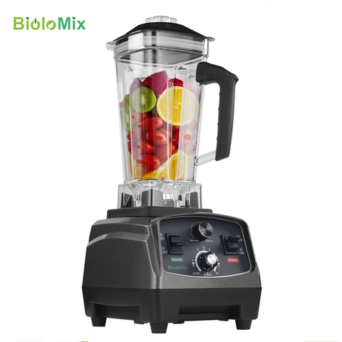 BPA Free Commercial Grade Timer Blender Mixer Heavy Duty Automatic Fruit Juicer Food Processor Ice Crusher Smoothies 2200W ► Photo 1/6