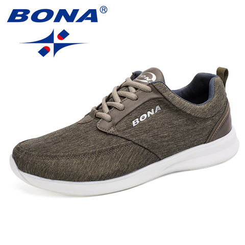 BONA New Popular Classics Style Men Walking Shoes Lace Up Men Shoes Outdoor Jogging Shoes Comfortable Sneakers Free Shipping ► Photo 1/6