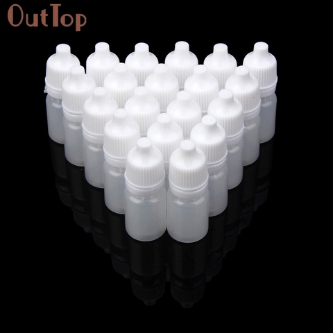 OutTop 50PCS 5ml/10ml/15ml/20ML/30ML/50ML Empty Plastic Squeezable Dropper Bottles Eye Liquid Dropper Refillable Bottles18 DEC19 ► Photo 1/6