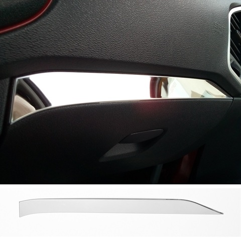 stainless steel glove storage box door cover trim decorative molding for Lada Xray ► Photo 1/1