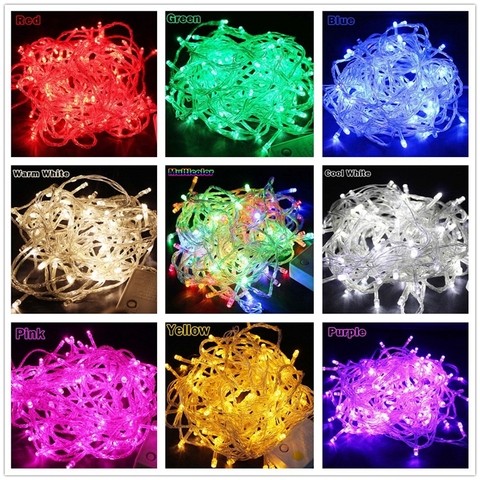Christmas Lights 10M 20M 30M 50M 100M Decorative Led String Fairy Light 8 Modes Garlands Lights For Wedding Party Holiday Lights ► Photo 1/6