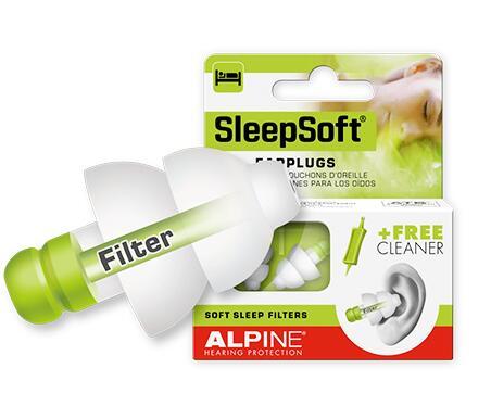 Alpine Sleepsoft Travel Sleeping Earplugs Anti Snore Earplugs Anti Noise Swim Ear Plugs ► Photo 1/5