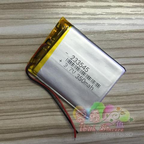 Ultra thin 3.7V polymer lithium battery, mobile phone battery, DIY battery, 233545 plate electric core ► Photo 1/1