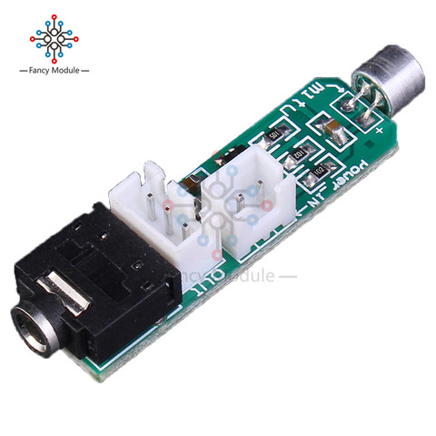 Microphone Circuit Amplification Module DC 1.5-5V 3P Terminal 3.5mm Audio Socket Microphone Transmitter Module ► Photo 1/6