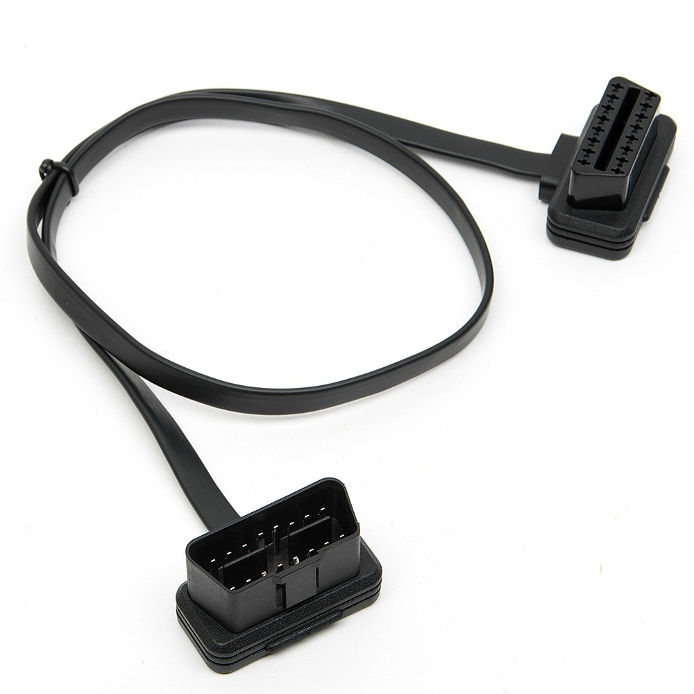 ELM327 16 Pin Male to Female OBD 2 OBDII Extension Diagnostic Cable Adapter 60CM 