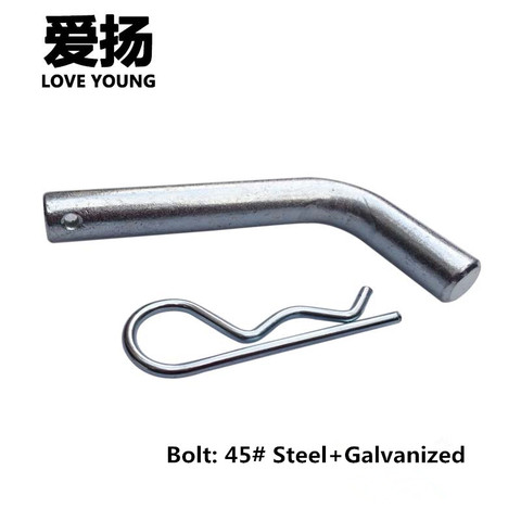 Tow Bar Pin  for Trailer Plug hitch tightener /Receiver Hitch Pin lock with clip /bolt lock 5/8