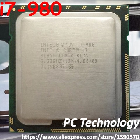 Original Intel Core i7-980 Processor i7 980 3.33GHZ 6-Core 12M Cache LGA1366 CPU 130W free shipping ► Photo 1/1