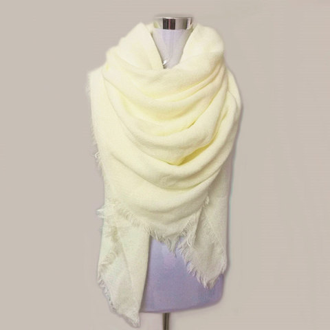 Za Solid Scarf Women bufandas mujer 2022 black fashion warm women scarf winter scarves wrap shawl Blanket Scarf Luxury Brand ► Photo 1/6