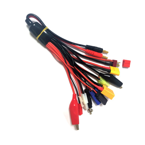 High Quality 10 in 1 Charging Adapter 4.0MM Banana Connector to DEANS XT60 XT90 EC5 JST Connect For Imax B6 B6AC Lipo batter ► Photo 1/6