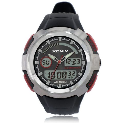 100M Waterproof Mens Sports Watches Relogio  Brands Hot Men PU Sport Watch Reloj S Shockproof Electronic Wristwatch ► Photo 1/5