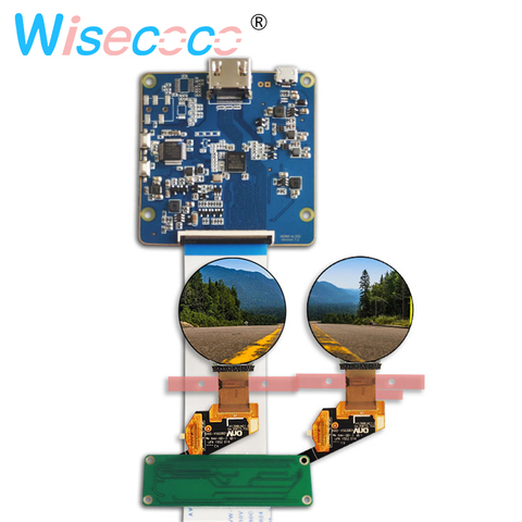 1.39 inch OLED 35.4mm*35.4mm 400X400 round screen  to MIPI driver board for wearable watch project ► Photo 1/5