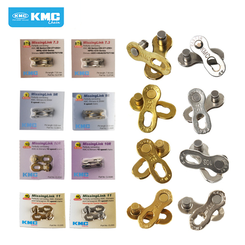 KMC Original Bicycle Chains 6/7/8/9/10/11 Speed Mountain Bike Missing Link Chain For KMC Shimano Titanium Gold Silver Color ► Photo 1/6