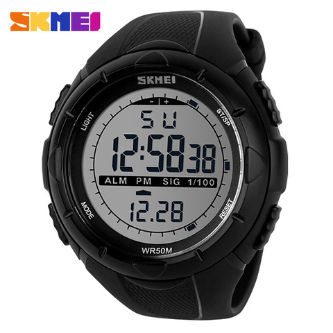 SKMEI Fashion Simple Sport watch Men Military Watches Alarm Clock Shock Resistant Waterproof Digital Watch reloj hombre 1025 ► Photo 1/6