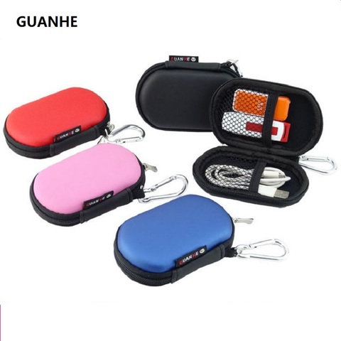 GUANHE USB Flash Drive Carry Case Bag Protection Case can Storage Hold bag Earphone Case Cable Organiser Accessories Storage ► Photo 1/6