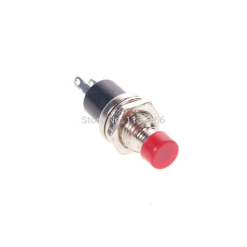 Small Red Circuit Control Momentary NO Type Push Button Switch PBS-110 KAX-3 ► Photo 1/1