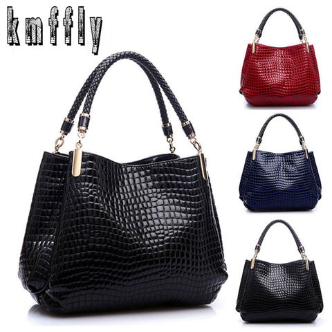 Famous Designer Brand Bags Women Leather Handbags 2022 Luxury Ladies Hand Bags Purse Fashion Shoulder Bags Bolsa Sac Crocodile ► Photo 1/6