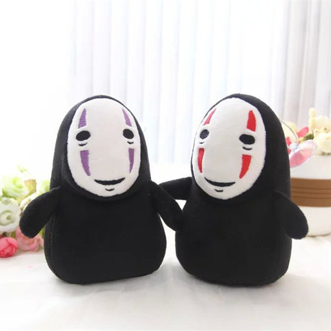 Hot 15cm Spirited Away Faceless Man No Face Plush Pendant No Face Ghost Kaonashi Stuffed Plush Toys Doll For Children Kids Gifts ► Photo 1/5