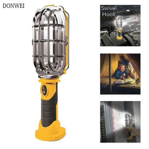 Protable LED Work Flashlights Car Repair Working Lamp AA Battery Powered Torch Built-in Magnet Hook Tent Camping Lantern ► Photo 1/6