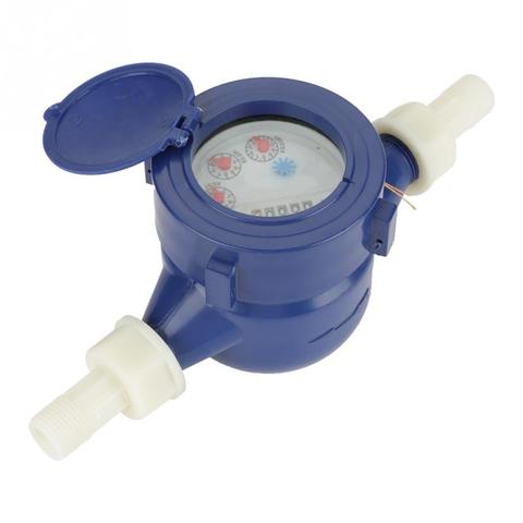 DN15 Garden Home Nylon Cold Water Flow Meter Single Water Flow Wet Table Measuring Tool Adjustable Rotary Counter Sensor Switch ► Photo 1/6