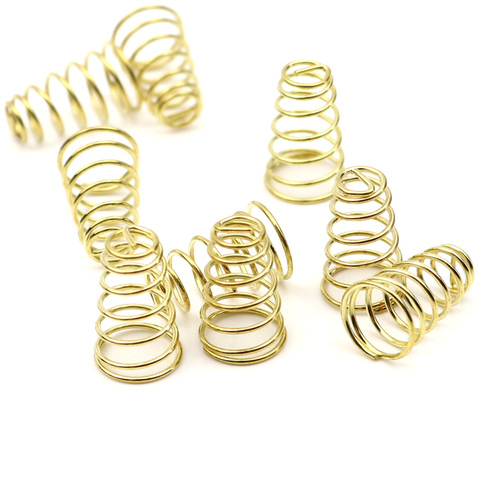 10PCS Driver Switch Spring for flashlight torch lamp lantern lanterna flash light driver board Circuit Board Gold-plated Springs ► Photo 1/5